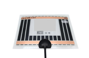 Spiegelverwarming ingezoomd - witte achtergrond