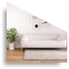 Model 1 spiegel schuine zijde rechts aflopend