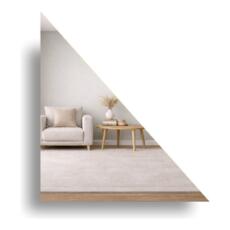 Model 10 spiegel driehoek rechts aflopend