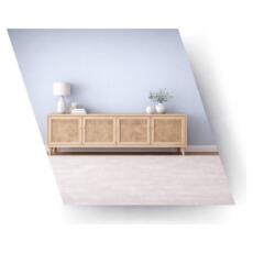 Model 14 spiegel parallellogram schuin links