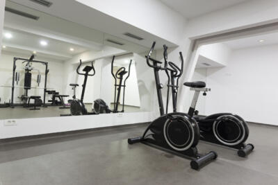 Veiligheidsspiegel voor in een homegym