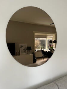 Gekleurde spiegel brons - 100 mm