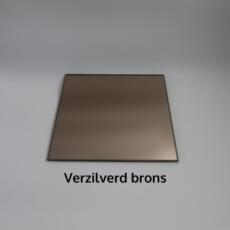 Verzilverd brons spiegel sample