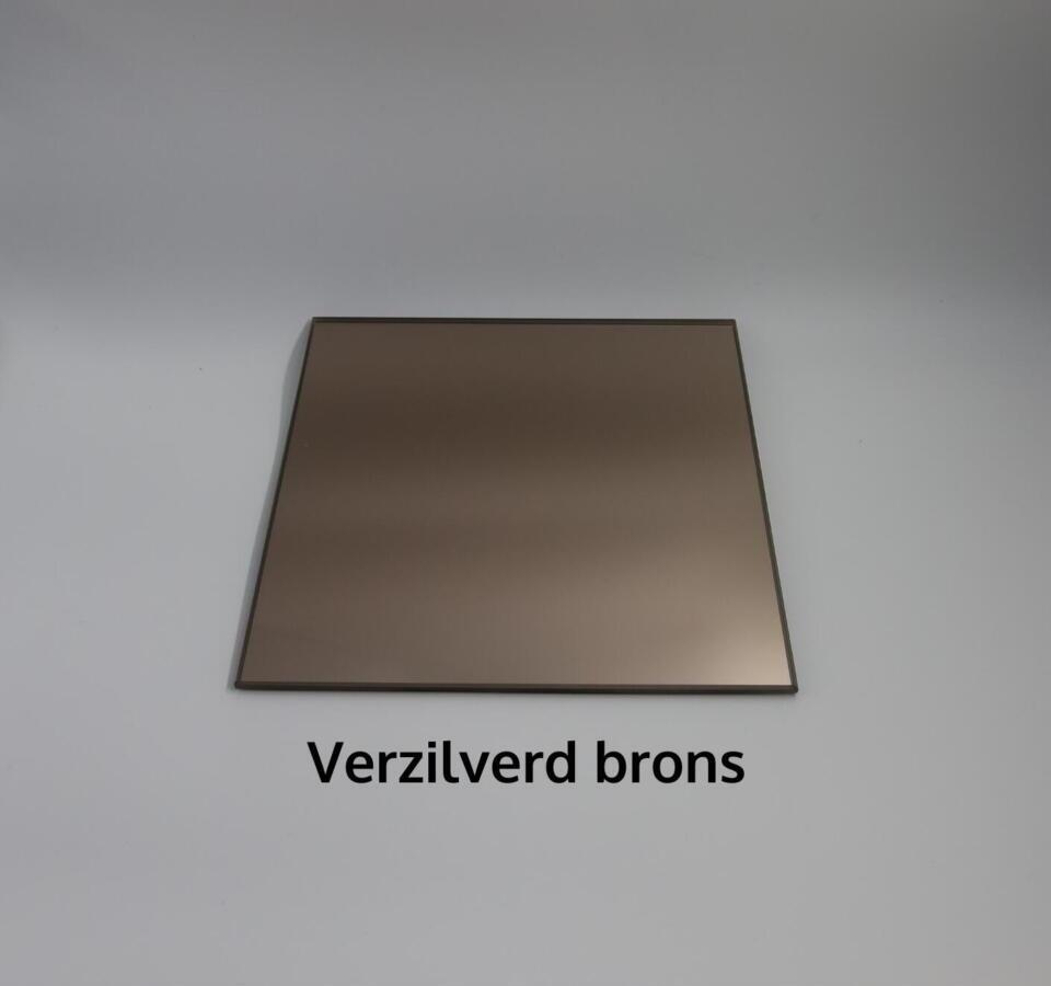 Verzilverd brons spiegel sample