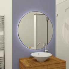 Ronde spiegel met verlichting en verwarming
