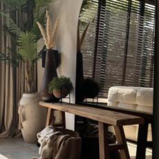 Toogspiegel verzilverd brons