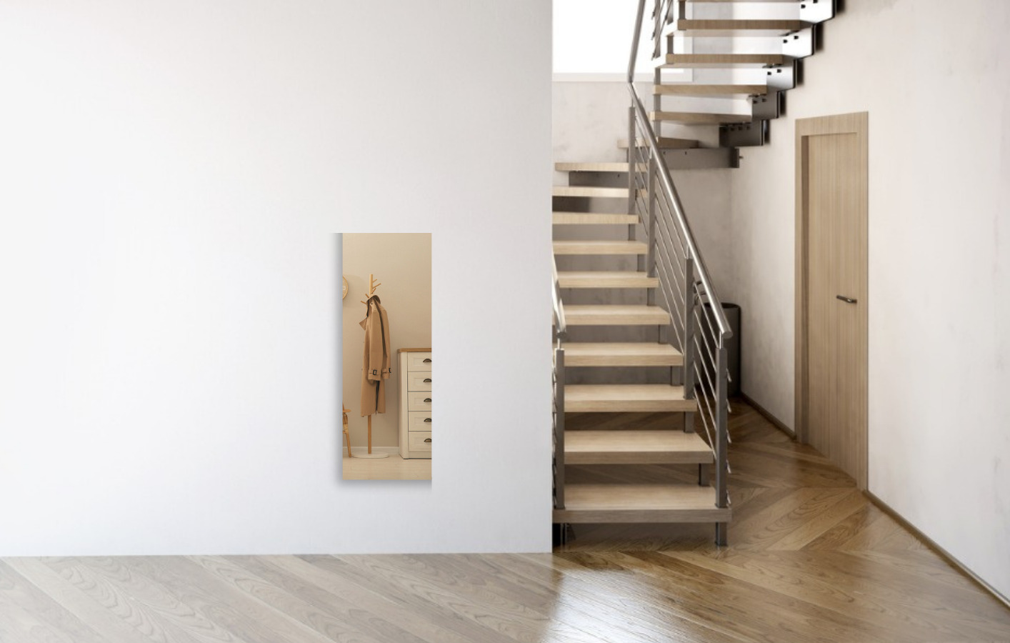 Lange spiegel brons - 300 x 1000 mm