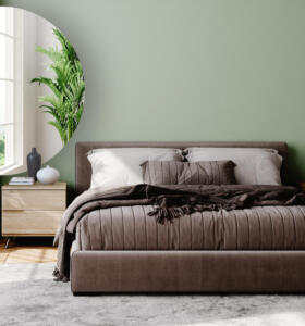 Spiegels afwijkende vormen - half ronde spiegel verzilverd